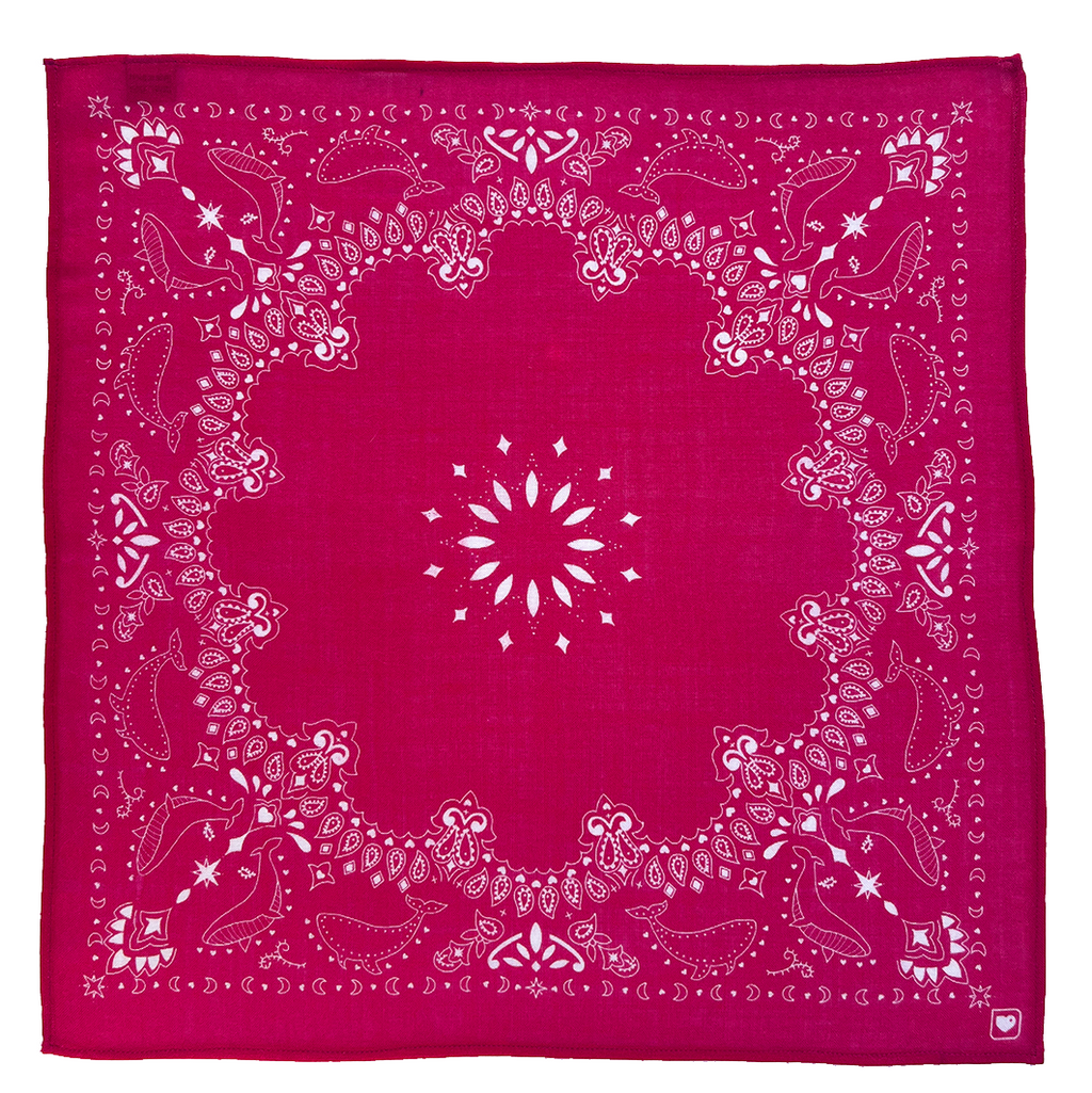 BANDANA ROSE FRAMBOISE