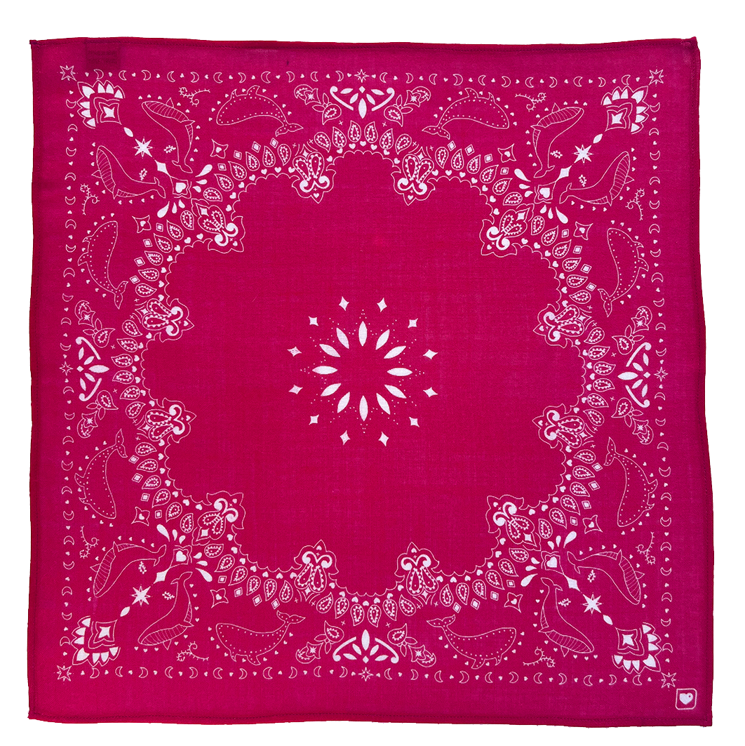 BANDANA ROSE FRAMBOISE
