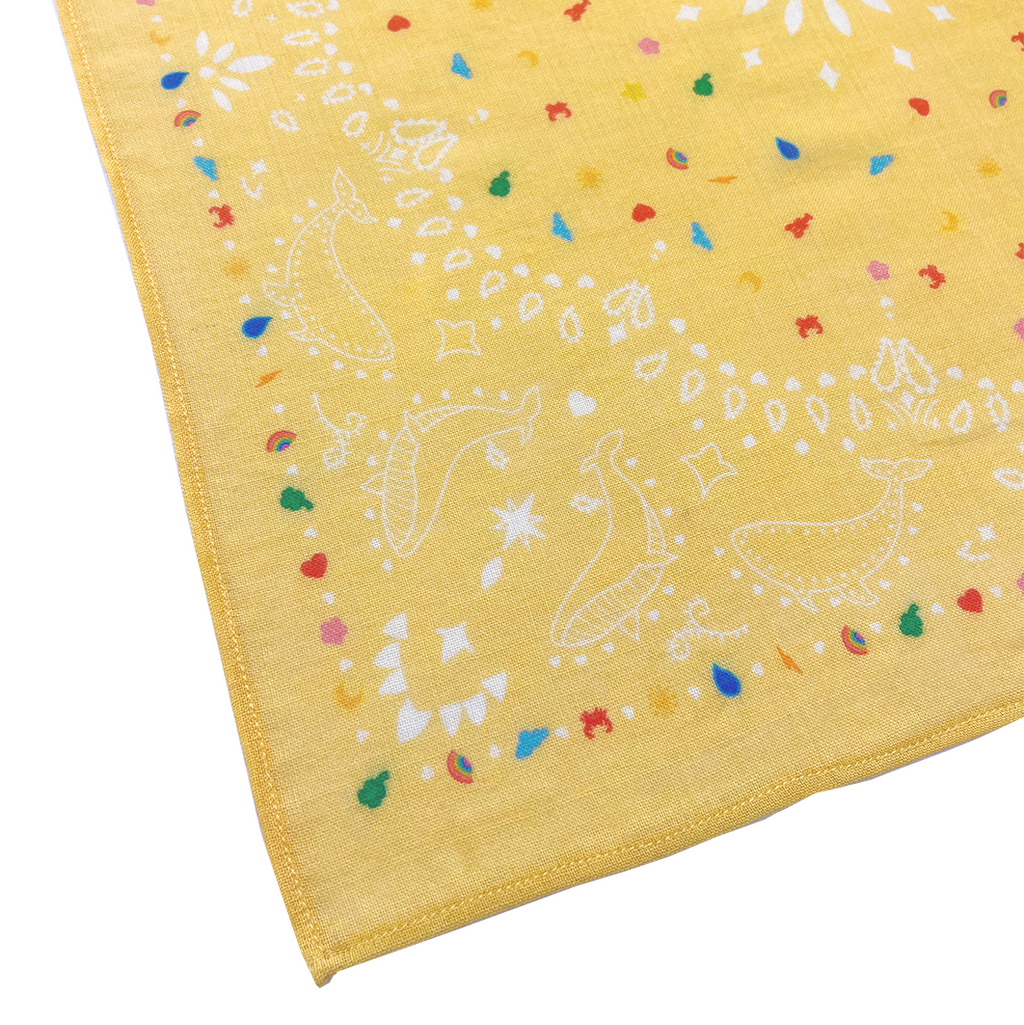 BANDANA JAUNE SOLEIL